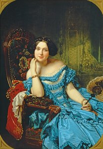 Portrait of Amalia de Llano y Dotres, Countess of Vilches, 1853 